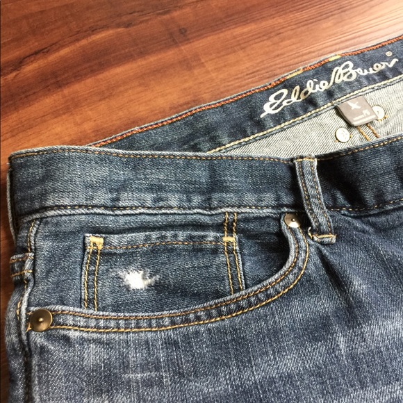  Eddie Bauer Boyfriend Crop Denim - Picture 3 of 6
